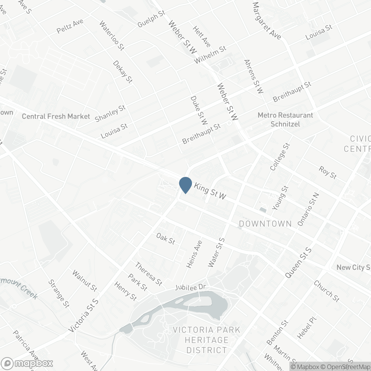 1 VICTORIA Street S Unit# 1713, Kitchener, Ontario N2G 1G1